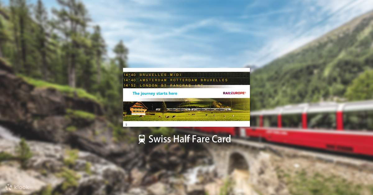 Swiss Half Fare Card Klook Australia